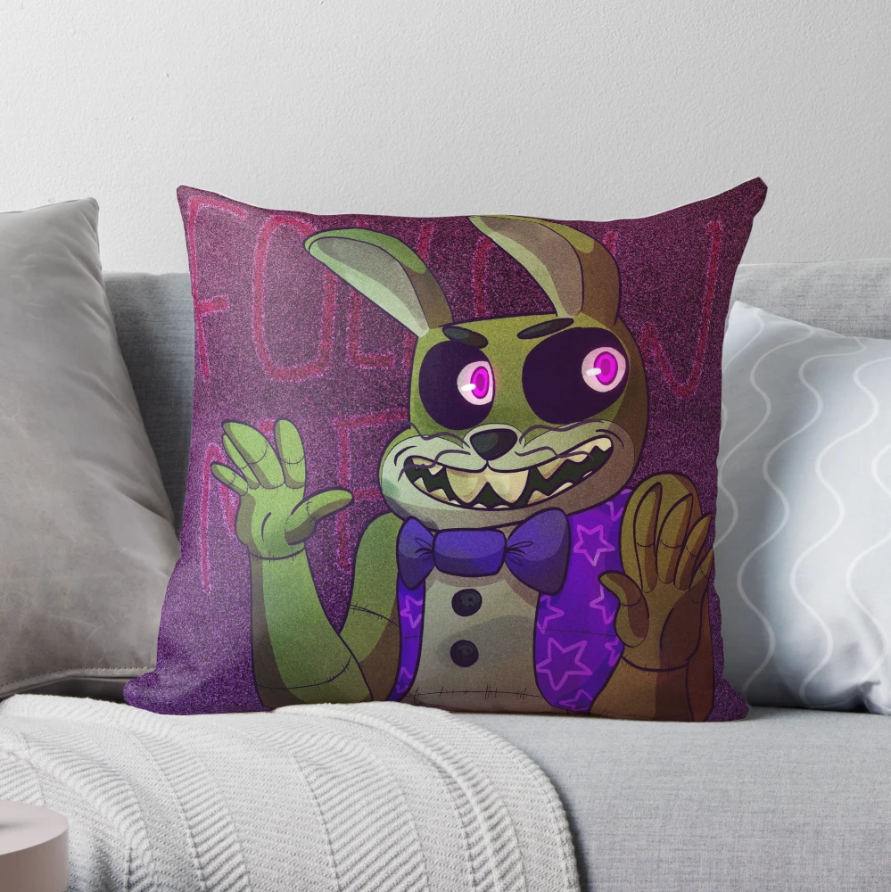 Glitchtrap Plush Throw Pillow for Sale by chronodia
