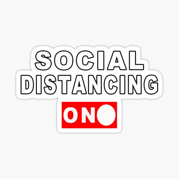 Item preview, Social Distancing On designed and sold by majeed10.