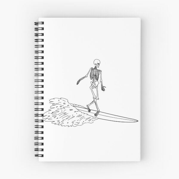 Item preview, Surfing skeleton designed and sold by kayla-p-art.
