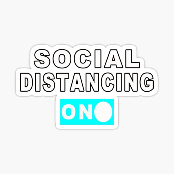 Item preview, Social Distancing On designed and sold by majeed10.