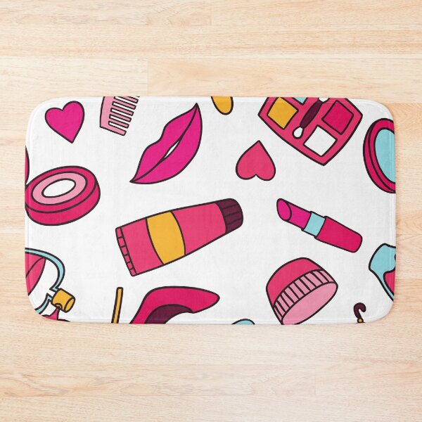 Item preview, Pink Make Up and Shoes Background Patterns designed and sold by ItsNikkiArts.