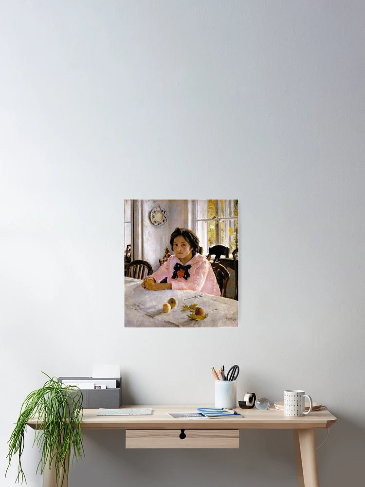 Affiche Décorative « Fille Aux Pêches » De Valentin Serov – Reproduction D'art Vintage Pour La Chambre