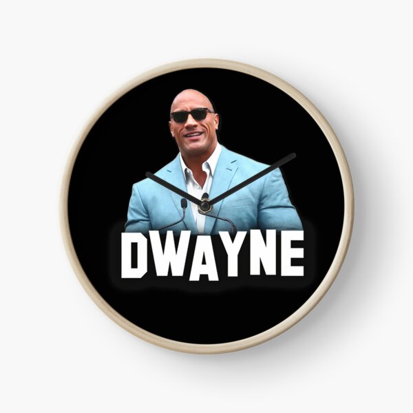 Dwayne The Johnson Clocks Redbubble
