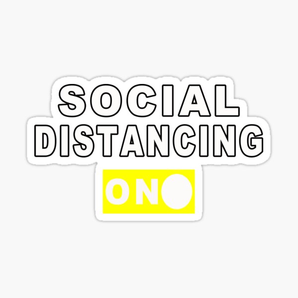 Item preview, Social Distancing On designed and sold by majeed10.