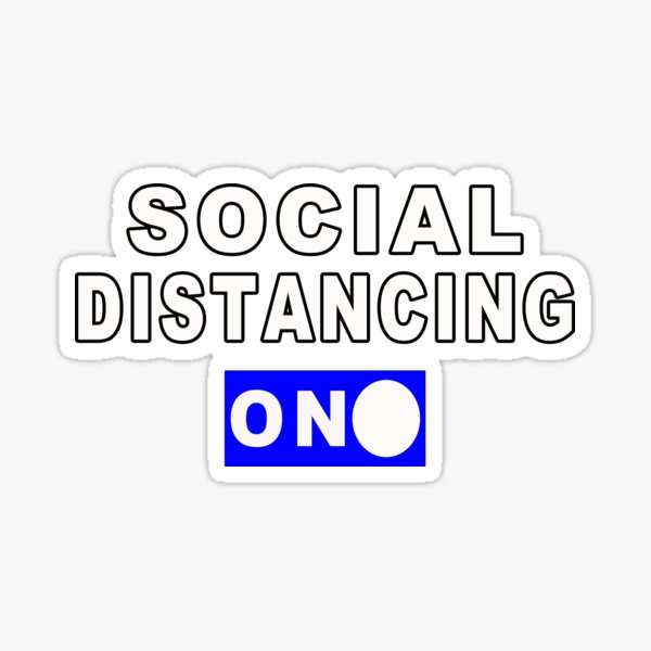 Item preview, Social Distancing On designed and sold by majeed10.