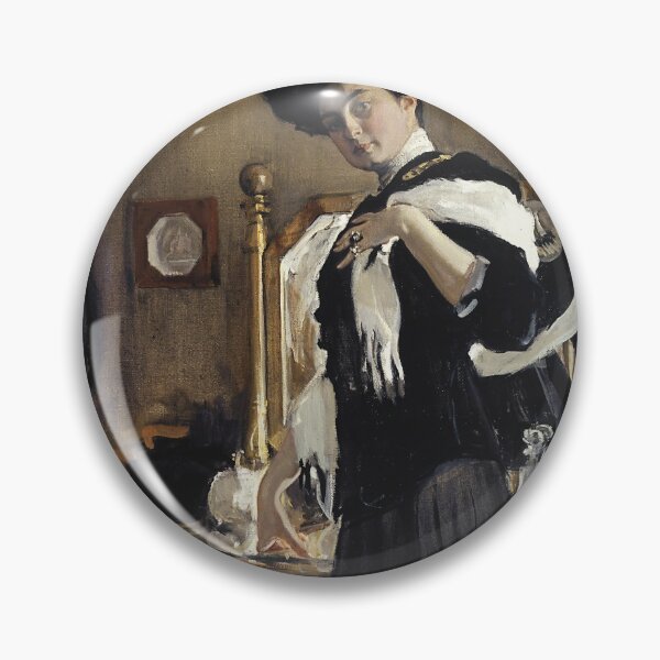 Item preview, Valentin Serov - Portrait of Henriette Girshman designed and sold by Impressionist Masters.