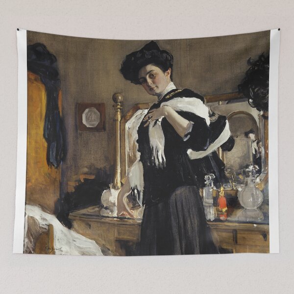 Item preview, Valentin Serov - Portrait of Henriette Girshman designed and sold by Impressionist Masters.