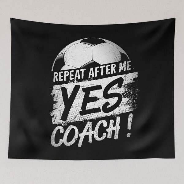 Item preview, Repeat After me Yes Coach Soccer Shirt for Men Women Boys Girls Football Lover Gift designed and sold by LiqueGifts.