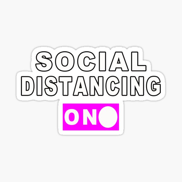 Item preview, Social Distancing On designed and sold by majeed10.