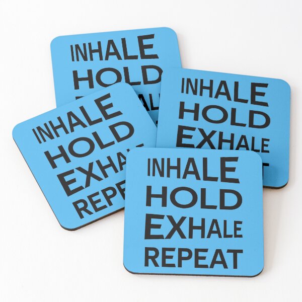 Item preview, Inhale Hold Exhale Repeat designed and sold by CatArtStore.