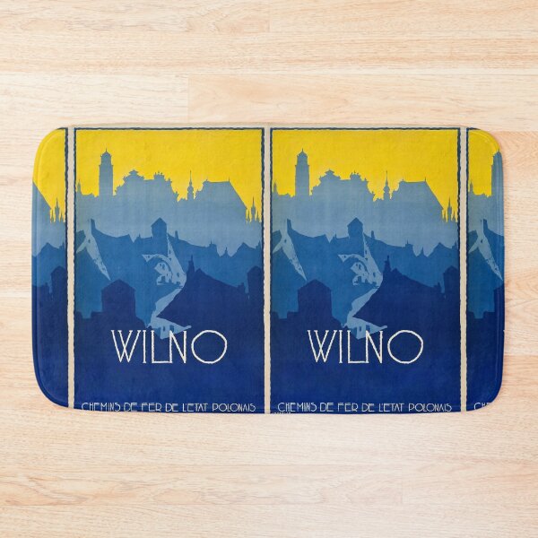 Item preview, Wilno vintage travel poster designed and sold by stickart-marek.