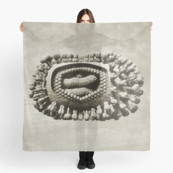 Ancient Flu Virus Scarf