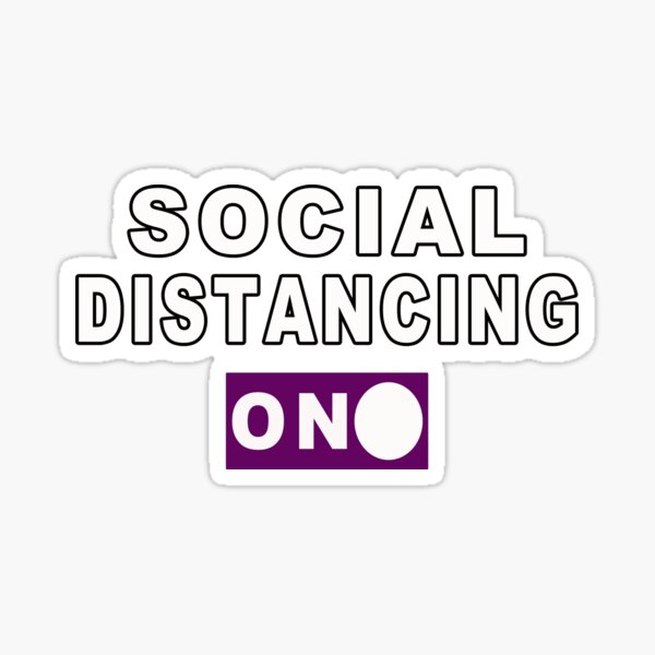 Item preview, Social Distancing On designed and sold by majeed10.