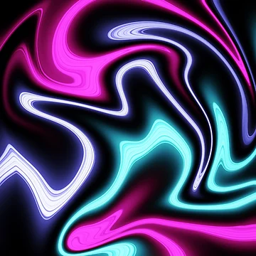 Artwork thumbnail, Neon pour by powerpointer