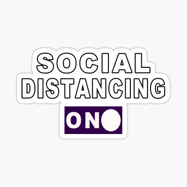 Item preview, Social Distancing On designed and sold by majeed10.