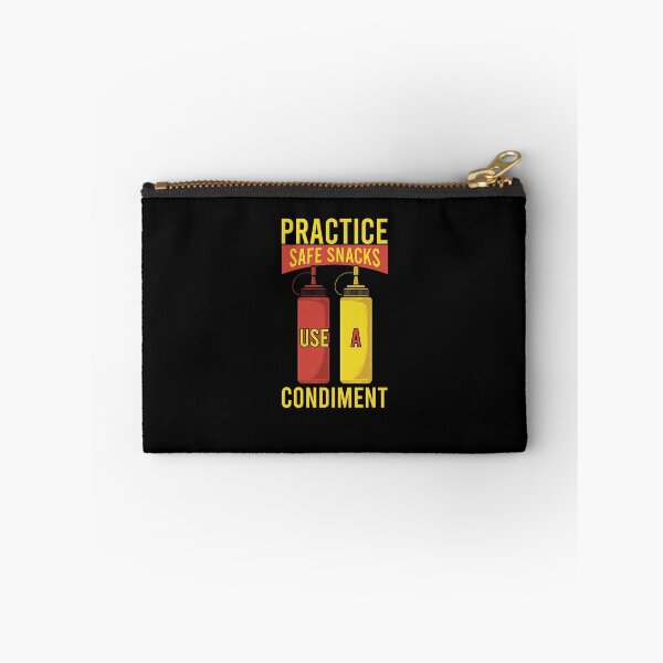 Item preview, Practice Safe Snacks Use A Condiment Meme designed and sold by kammoe.