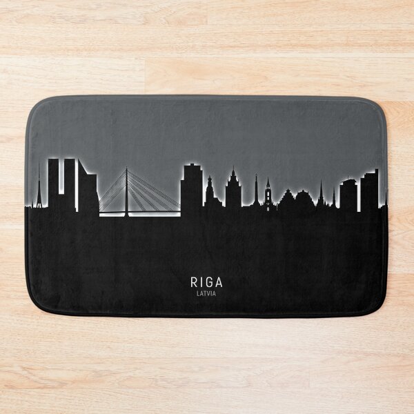Item preview, Riga Latvia Skyline designed and sold by ArtPrints.