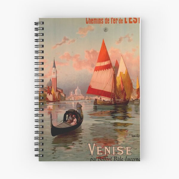 Item preview, EST Venise vintage travel poster designed and sold by stickart-marek.