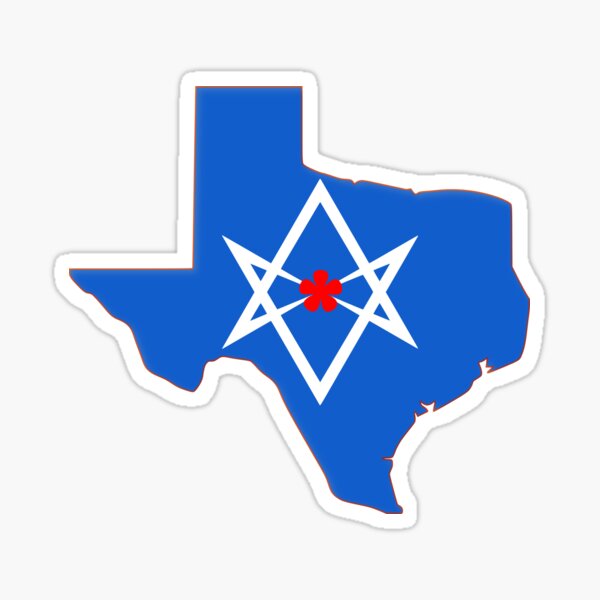 Item preview, Unicursal Hexagram on Texas designed and sold by WLLW93.