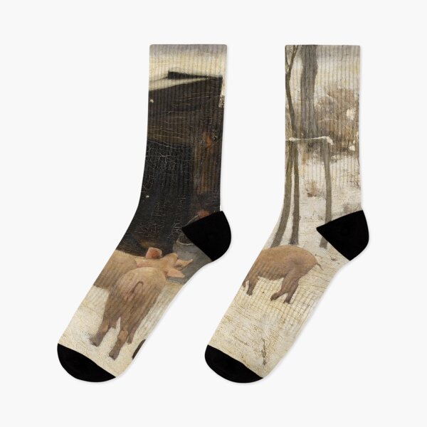 Item preview, Willem Witsen - Farmer at the pigsty designed and sold by Impressionist Masters.