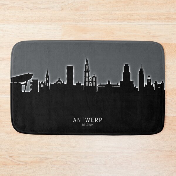 Item preview, Antwerp Belgium Skyline designed and sold by ArtPrints.