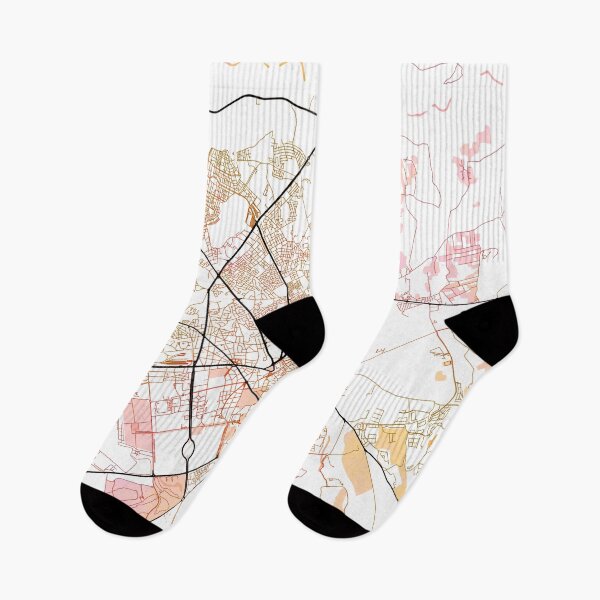 Item preview, Marrakesh Morocco Watercolor Street Map Color designed and sold by IvonDesign.