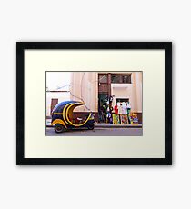 On A Side Street Framed Print
