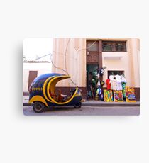 On A Side Street Canvas Print