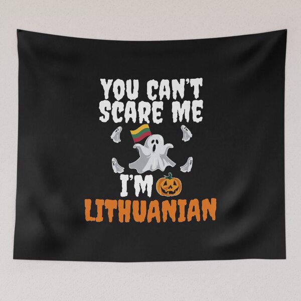 Item preview, Can't scare me I'm Lithuanian Halloween Lithuania designed and sold by losttribe.