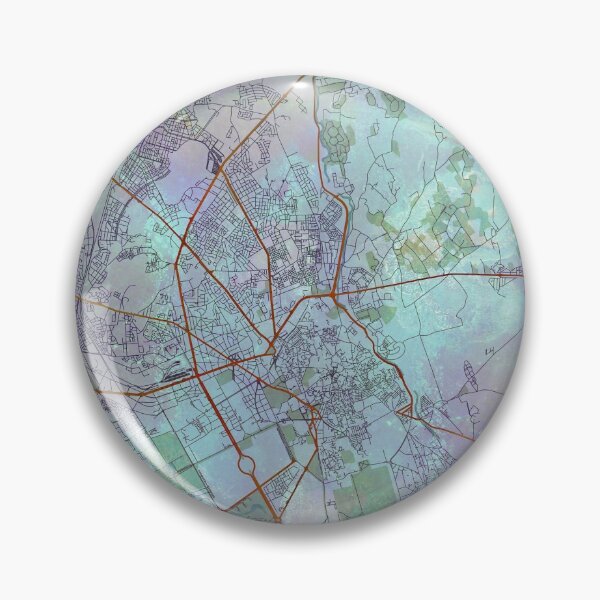 Item preview, Marrakesh Morocco Street Map Urban Blue designed and sold by IvonDesign.