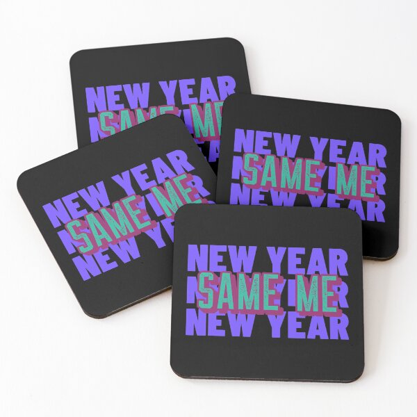 Item preview, New Year - Same Me - Blue and Green designed and sold by stephenop92.