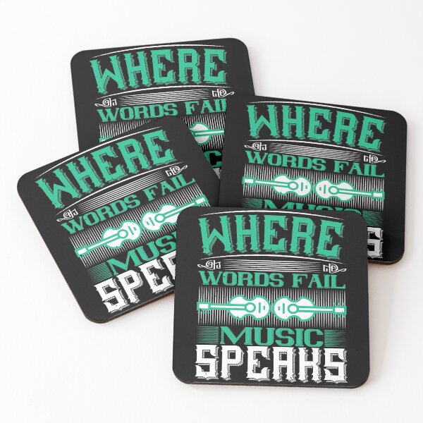 Item preview, Where Words Fail, Music Speaks designed and sold by GoodVibeDesign.