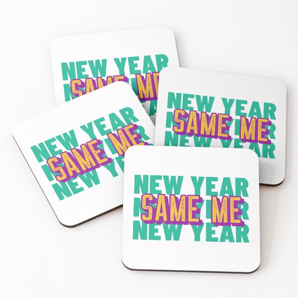 Item preview, New Year - Same Me - Green and Yellow designed and sold by stephenop92.