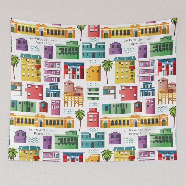 Item preview, La Perla, San Juan pattern (Puerto Rico) designed and sold by adeillustrator.