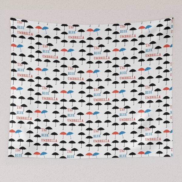 Item preview, the blue umbrella black red designed and sold by halanhalan.