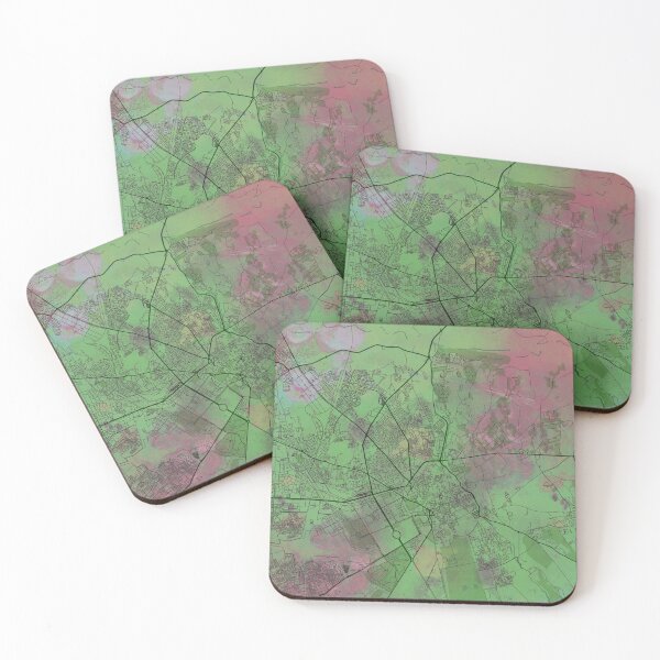 Item preview, Marrakesh Morocco Street Map Green Planet designed and sold by IvonDesign.