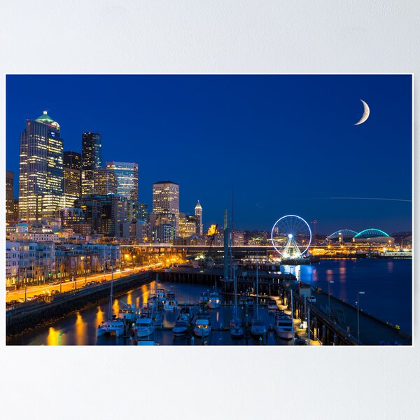 Item preview, Seattle Waterfront at Twilight designed and sold by Jim Stiles.
