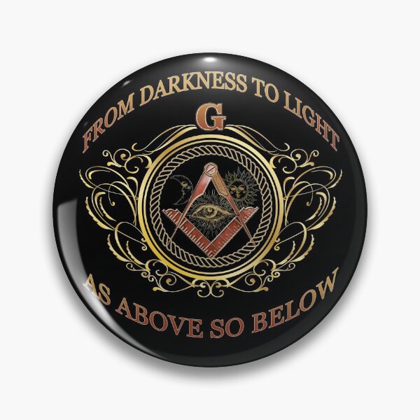 Item preview, Freemason Logo Masonic Lodge 2B1Ask1 From Darkness To Light Mason Symbol designed and sold by TopTeeShop.