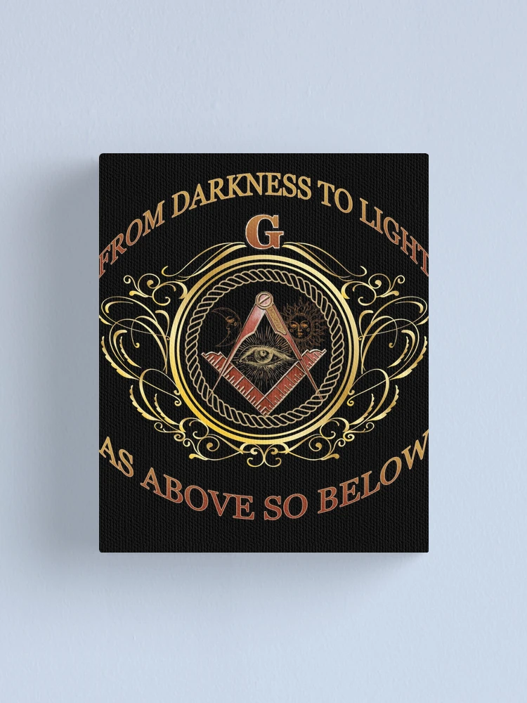 Freemason ステンドグラス Freemason Square and Compass Stained Glass Window Cling-TME-