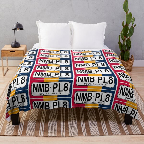 Item preview, NMB.PL8 SA South Australia"Number Plate" Number Plate T-Shirt NMB.PL8 Custom Black and White with SA state Colours designed and sold by JohnnyMyass.