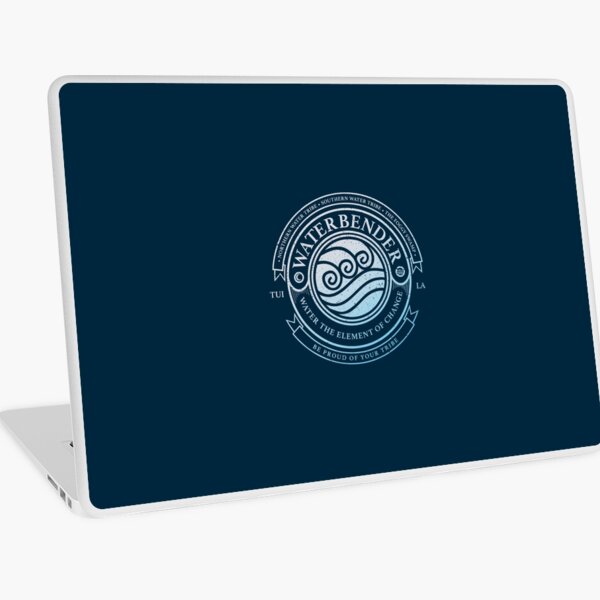ATLA Waterbender Symbol: Avatar The Last Airbender Inspired-Design Laptop Skin