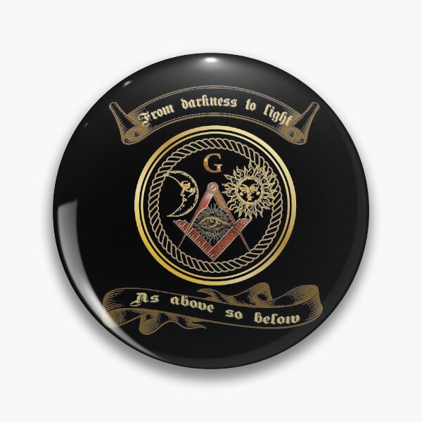 Item preview, Freemason Logo Masonic Lodge Illuminati From Darkness To Light Mason Symbol designed and sold by TopTeeShop.