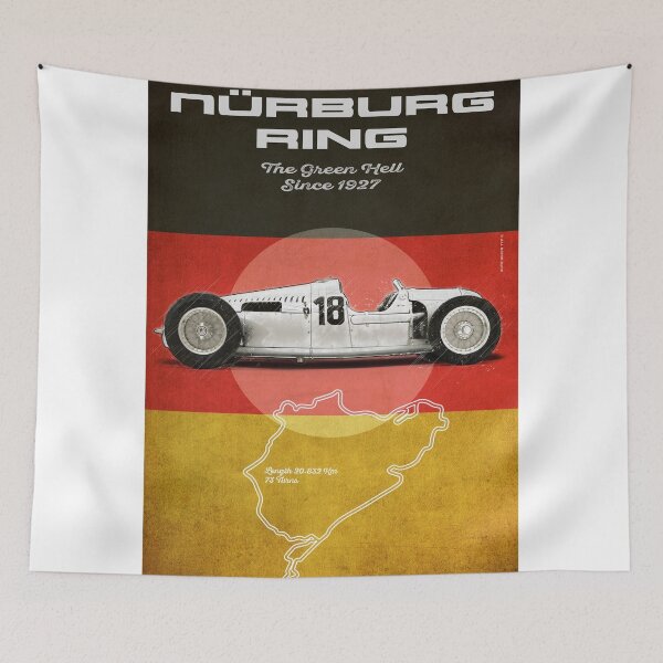 Aperçu de l'œuvre Nürburgring Vintage Auto Union créée et vendue par Theodor Decker.