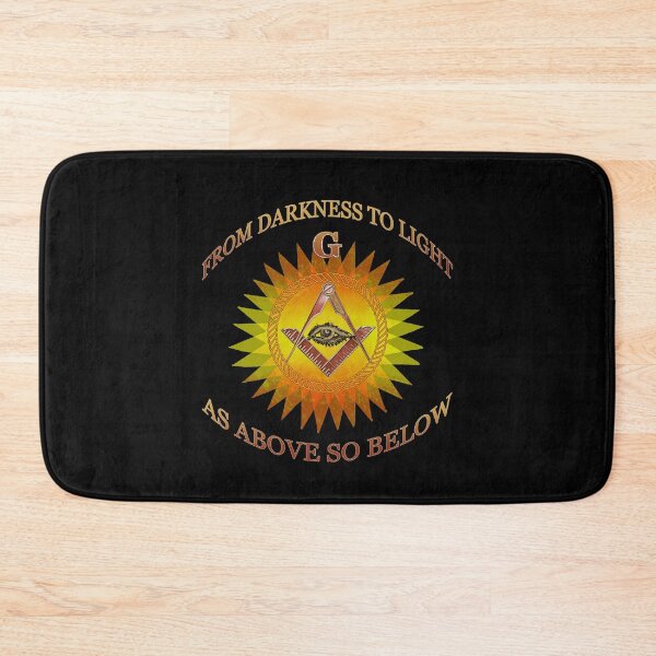 Item preview, Freemason Logo Masonic Lodge Illuminati From Darkness To Light Mason Symbol designed and sold by TopTeeShop.