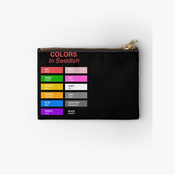 Item preview, Swedish Colors - Colors in Swedish designed and sold by HiddenVerb.