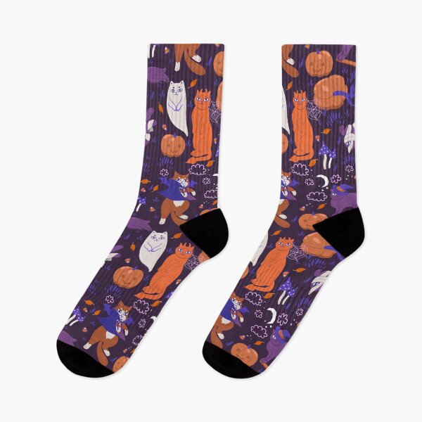 Item preview, cute halloween mystical cats designed and sold by burbura.