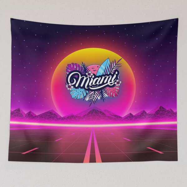 Item preview, Miami Highway Sunset designed and sold by Chinchinko.