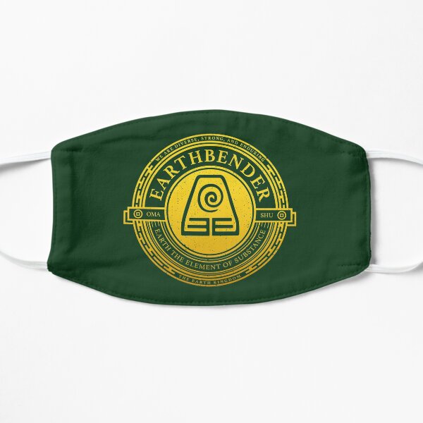 ATLA Earthbender Symbol: Avatar-Inspired Design Flat Mask