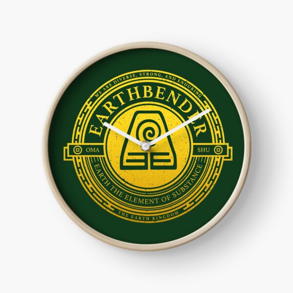 ATLA Earthbender Symbol: Avatar-Inspired Design Clock