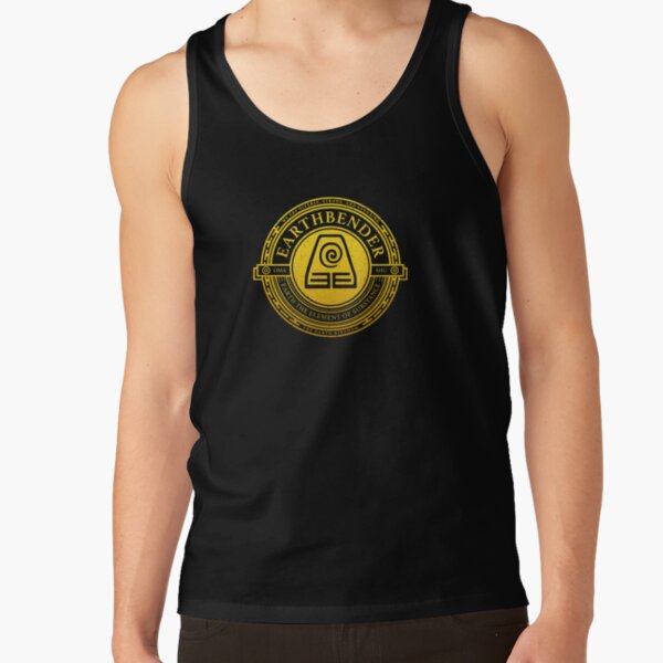 Earthbender Symbol: Avatar-Inspired Design v2 Tank Top